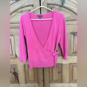 JESSICA Hot Pink Cross Over Sweater